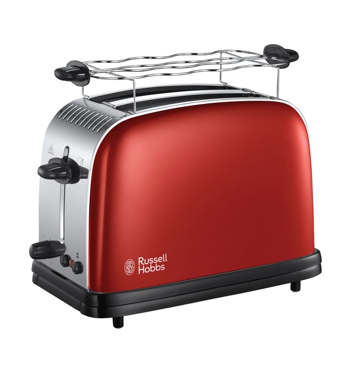 Colours Red 2 Slice brødrister - Red - Russell Hobbs