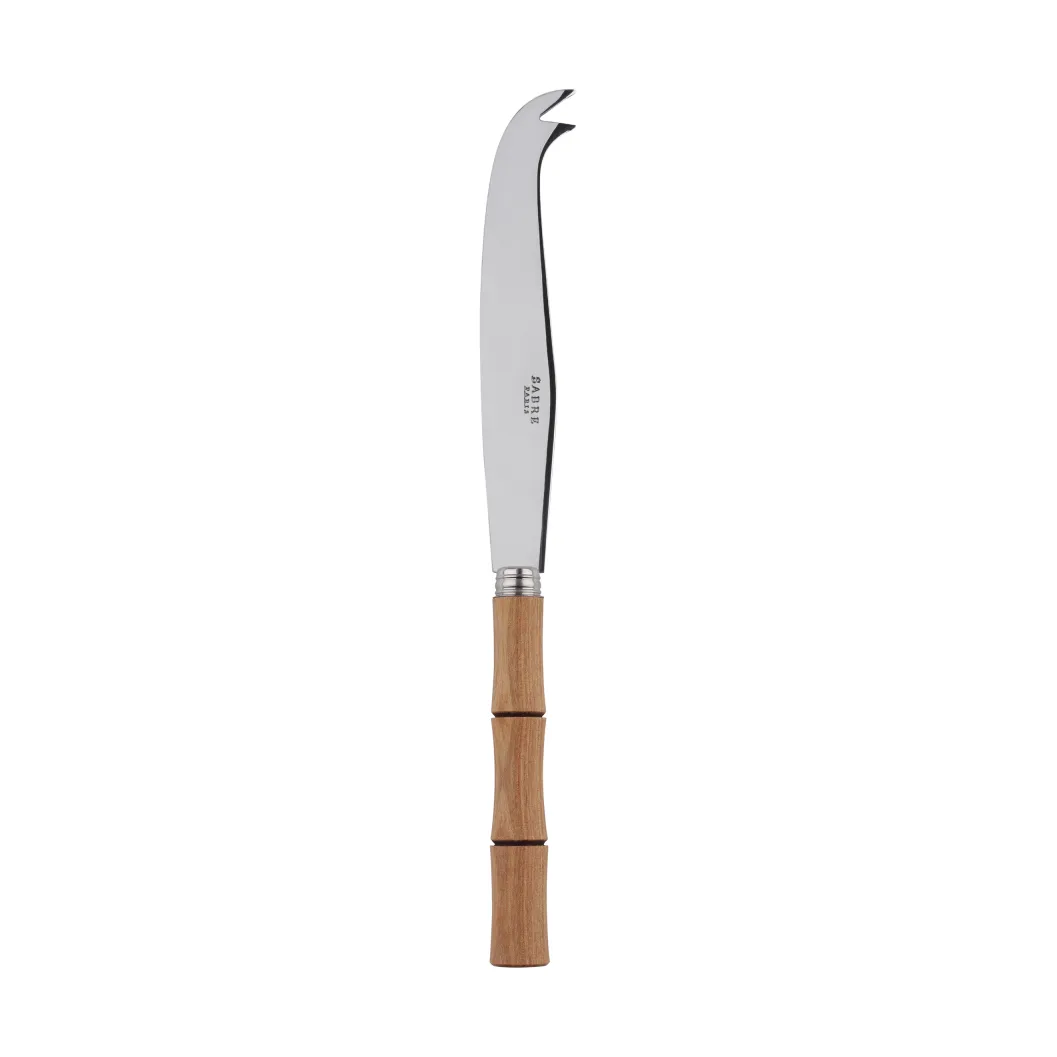 SABRE Paris Bamboo shape ostekniv 16 cm Light wood laminert