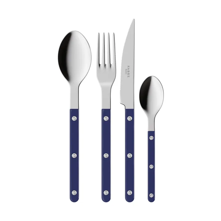 Bistrot solid bestikksett 4 deler - Navy blue - SABRE Paris