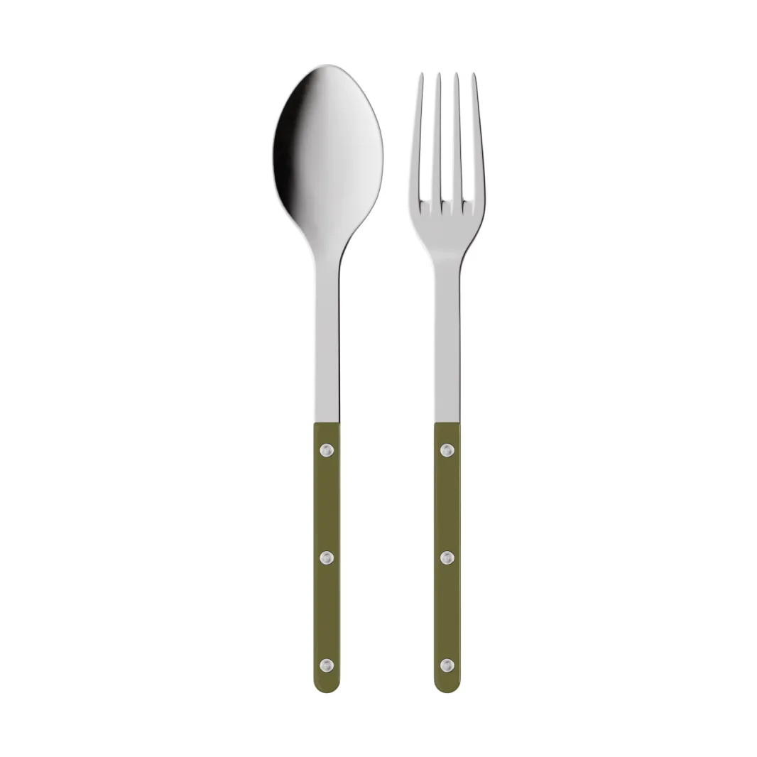 Bistrot solid serveringsbestikk 2 deler, Green fern SABRE Paris