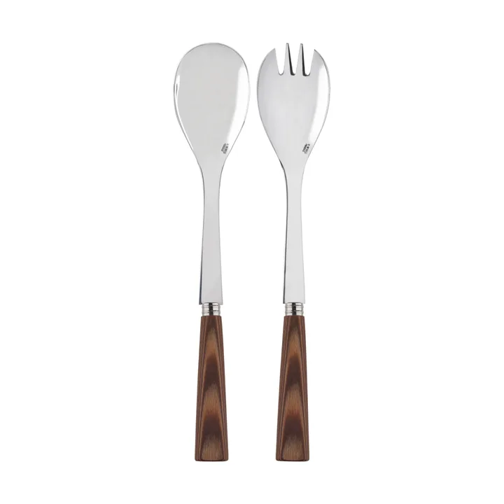 Nature salatbestikk 2 deler - Light wood laminert - SABRE Paris