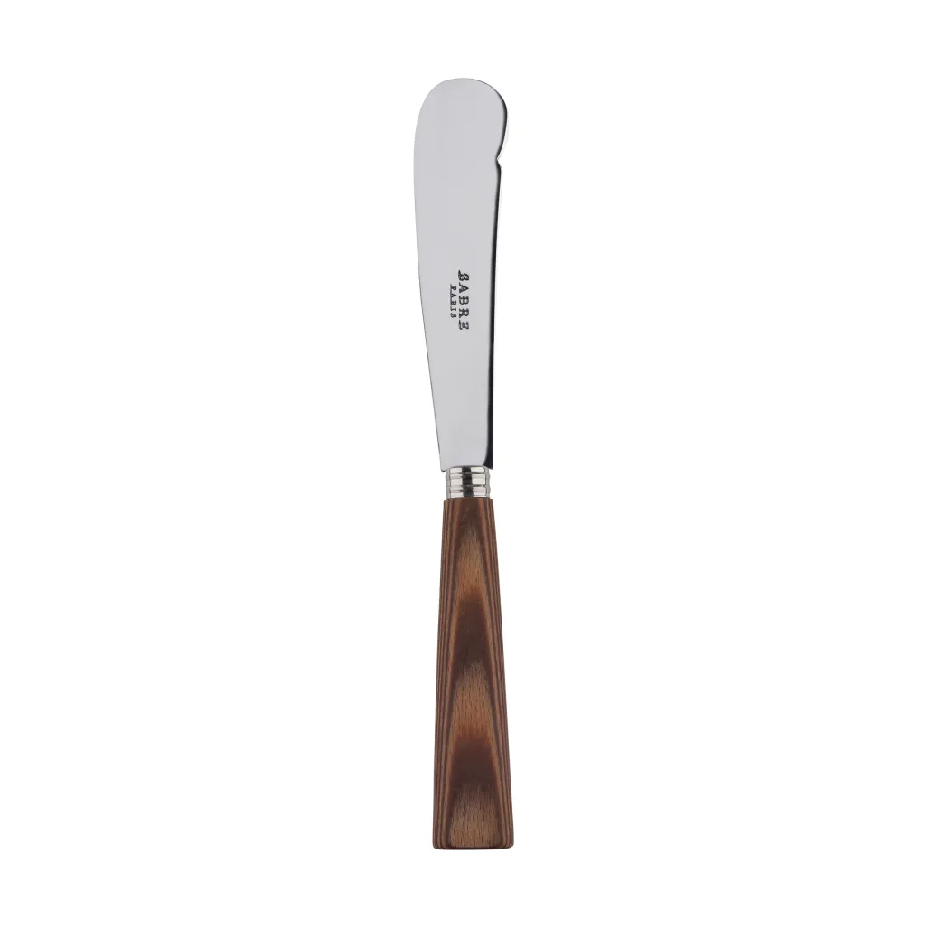 Nature smørkniv 16 cm, Light wood laminert SABRE Paris