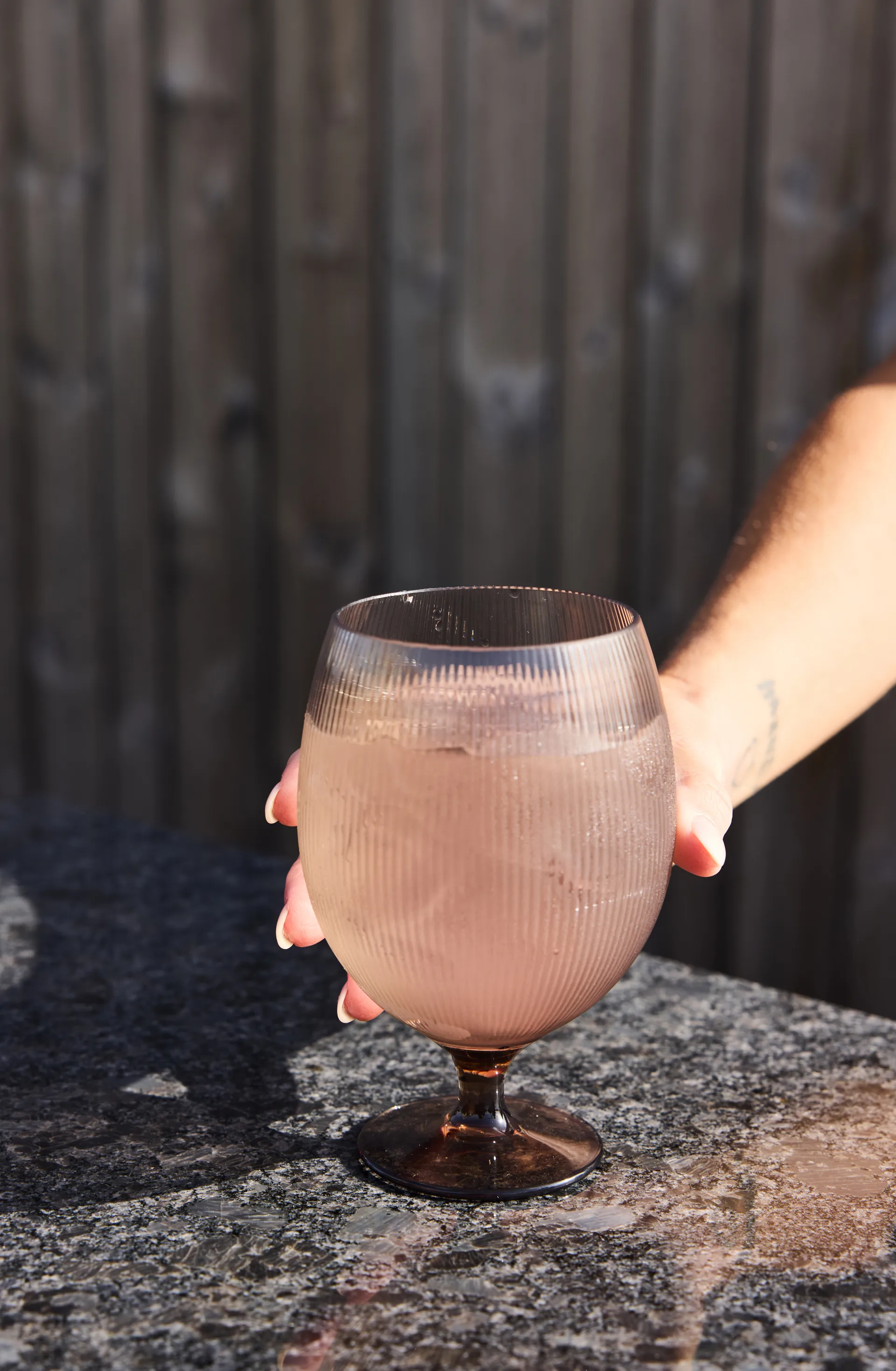 Billi ølglass 50 cl 4-pk, Brun Sagaform