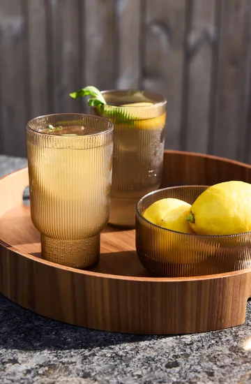 Billi skål 70 cl 4‑pk - Brun - Sagaform