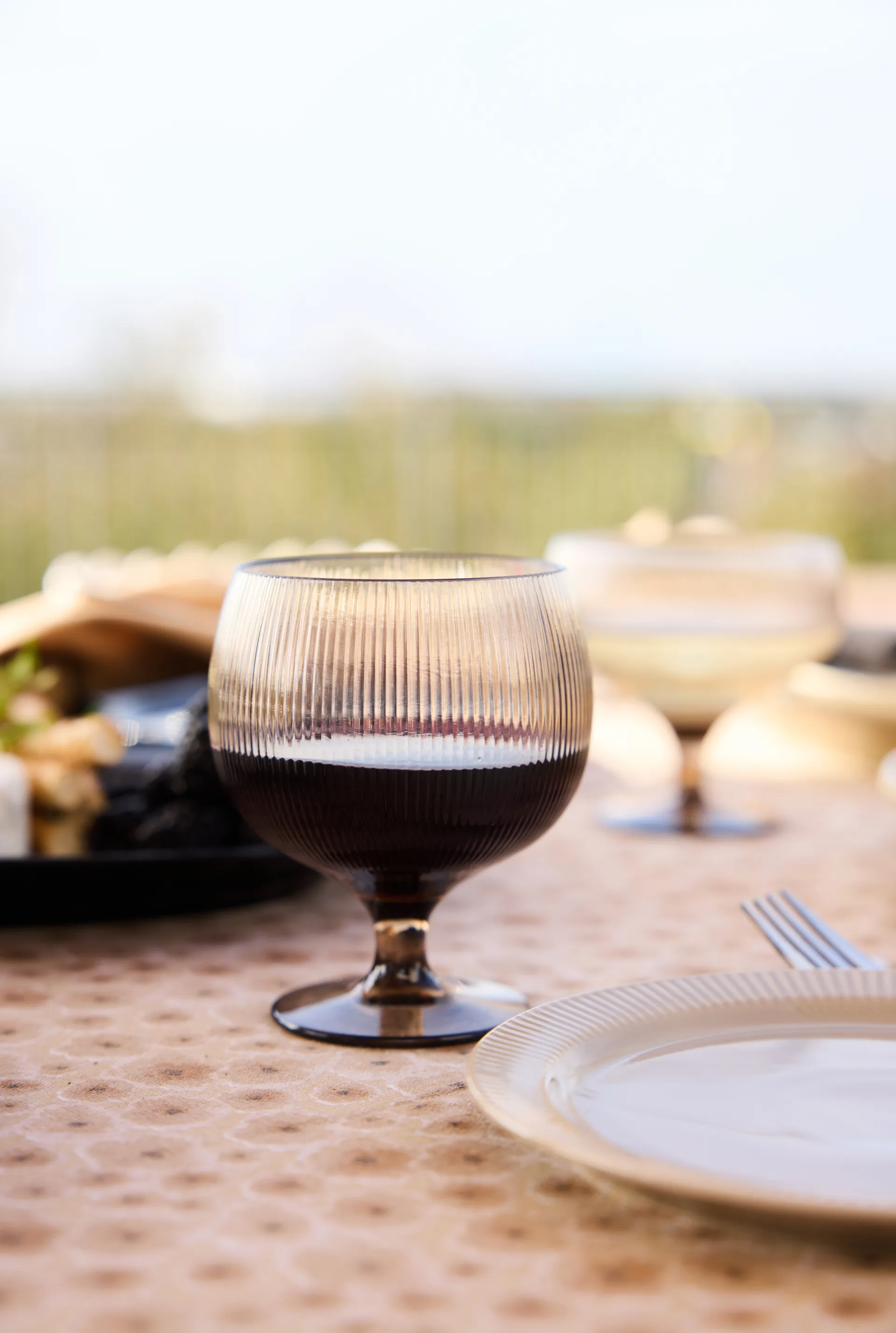 Billi vinglass 35 cl 4‑pk, Brun Sagaform