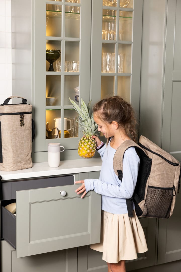 City kjøleveske høy 9 L, Beige Sagaform