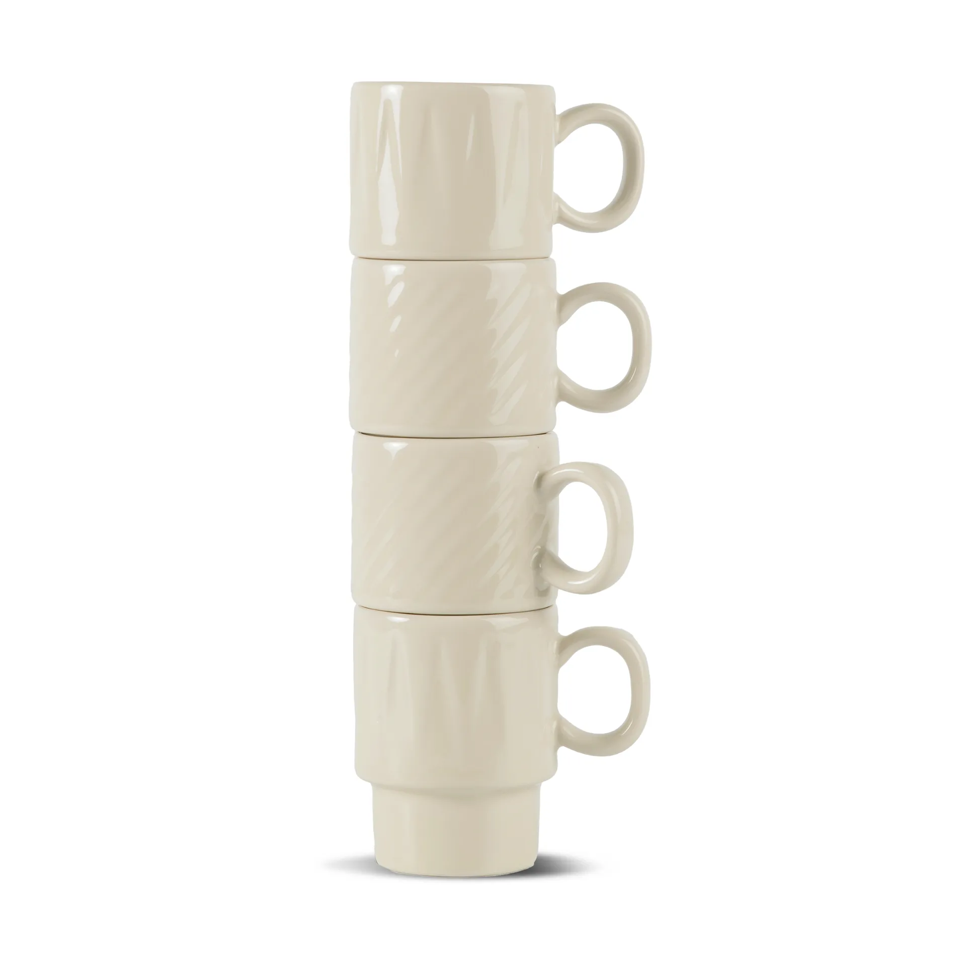 Coffee & More espressokopp 4-pk, Beige Sagaform