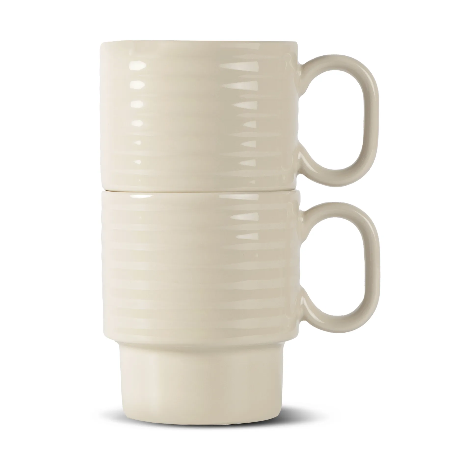 Coffee & More kaffekopp 2-pk, Beige Sagaform