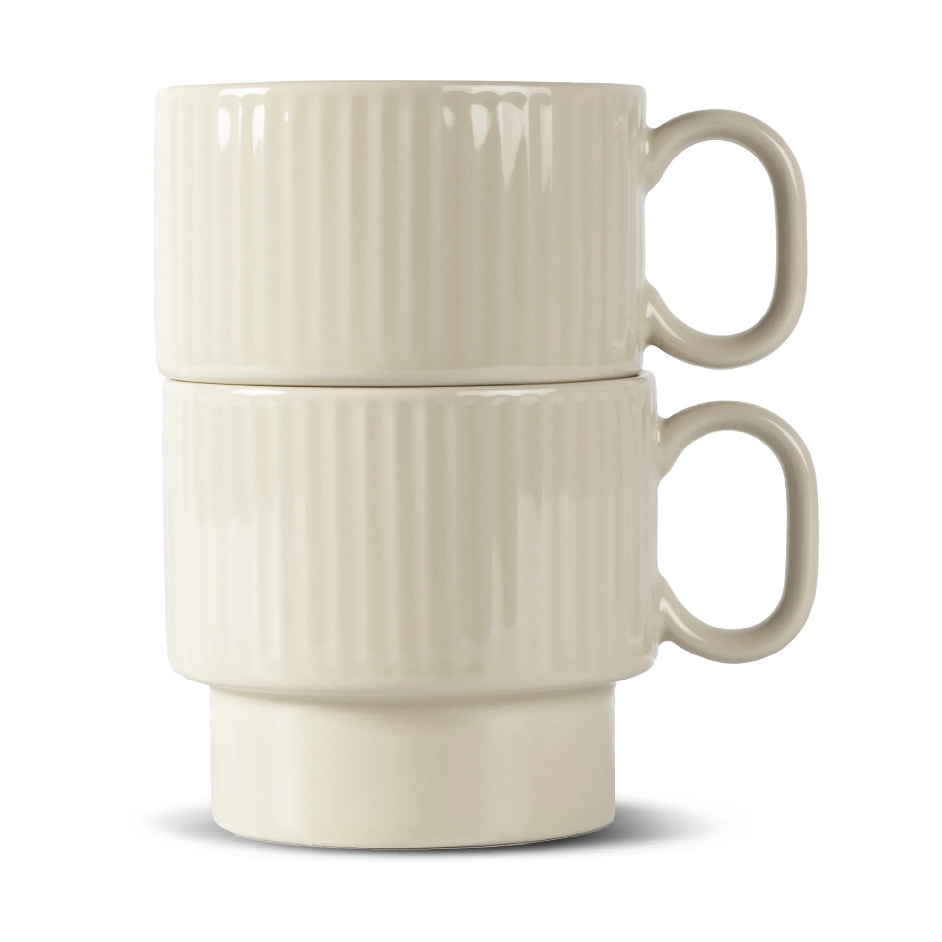 Coffee & More tekopp 2-pk, Beige Sagaform