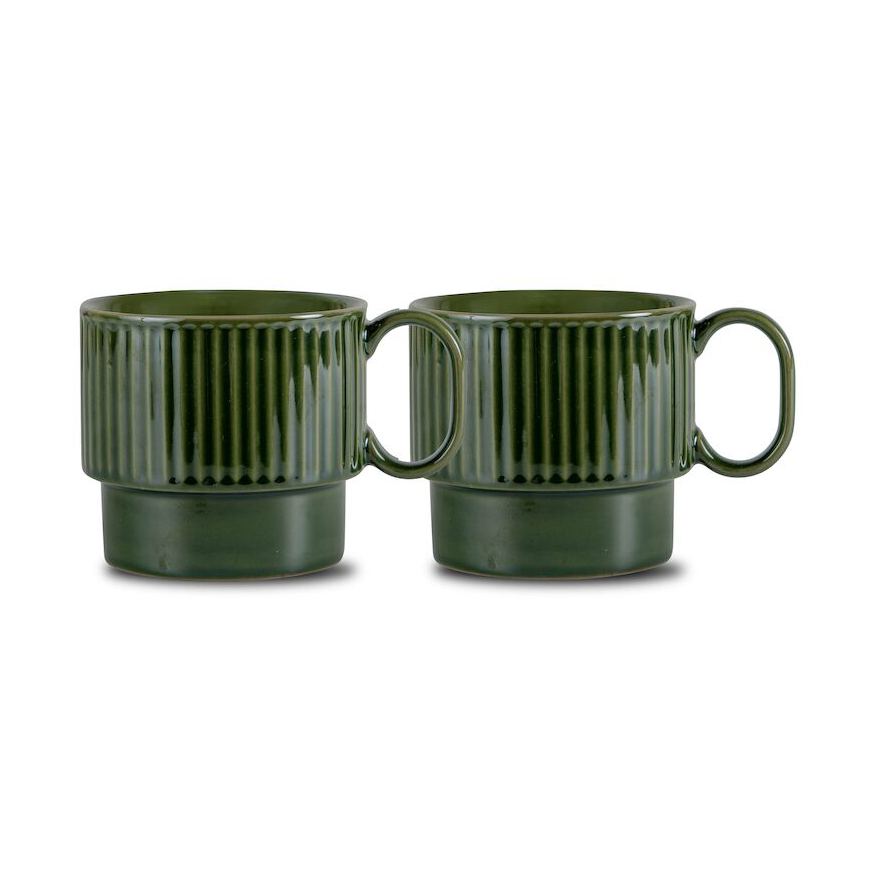 Sagaform Coffee & More tekopp 2-pk Grønn