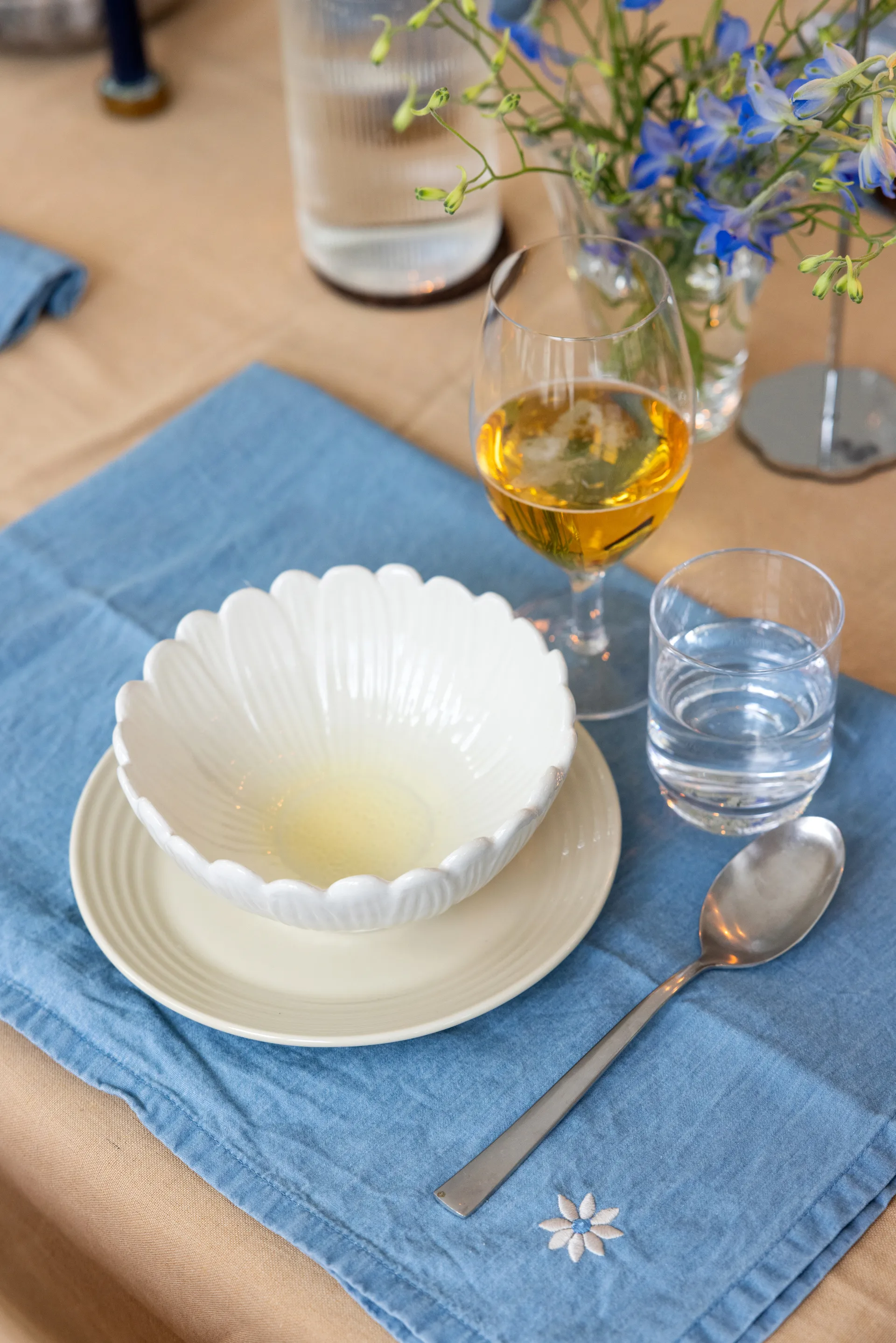 Dagny dyp skål liten Ø16 cm, Hvit Sagaform