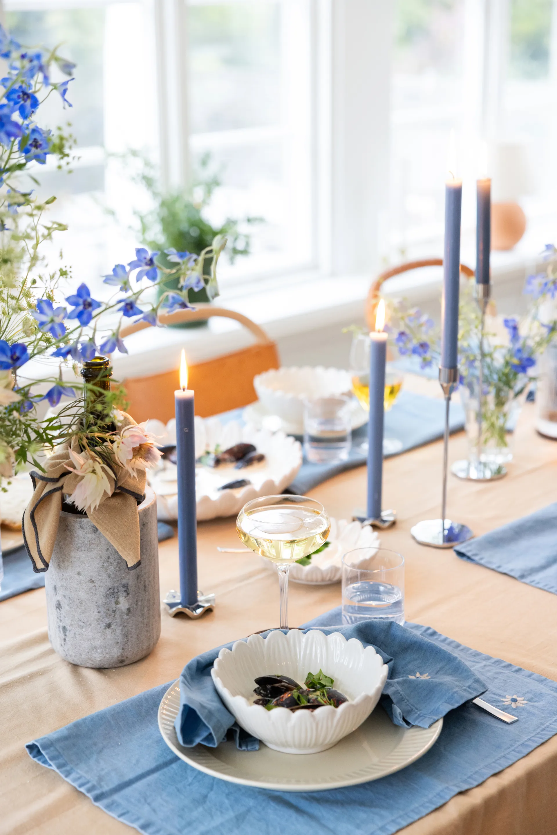 Dagny dyp skål liten Ø16 cm, Hvit Sagaform