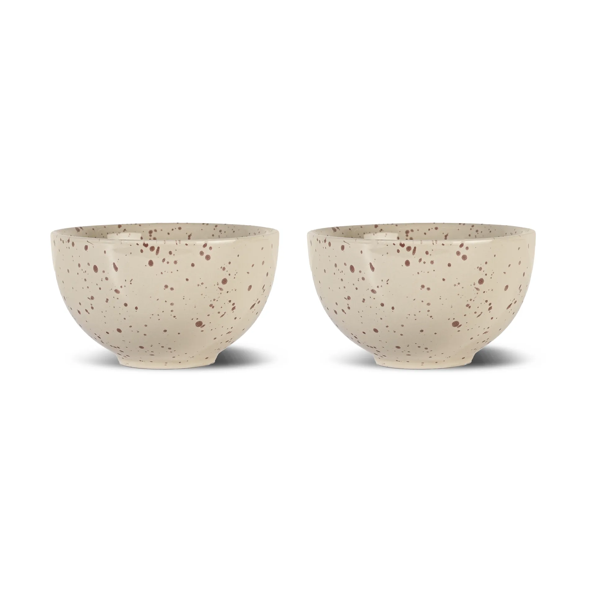 Ditte bolle 2-pack, Beige-vinrød Sagaform