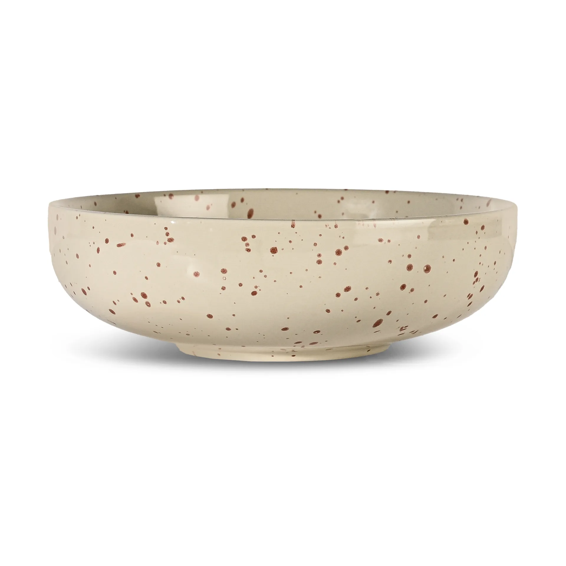 Ditte serveringsskål, Beige-vinrød Sagaform