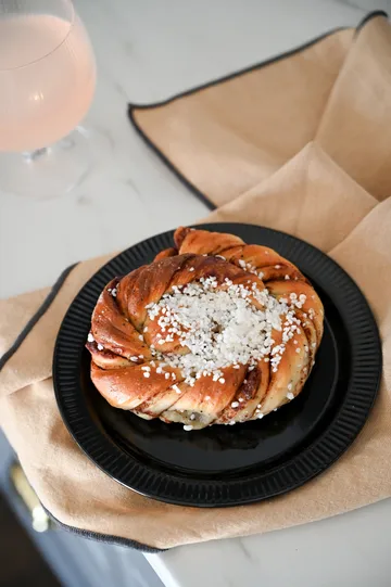 Inka asjett - Svart, Ø17 cm - Sagaform