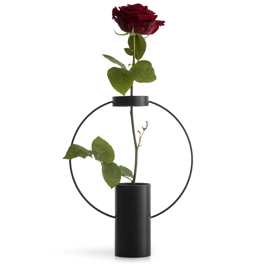 Moon vase 30 cm, Svart Sagaform