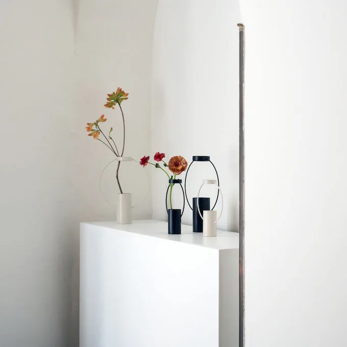 Moon vase 30 cm, Svart Sagaform