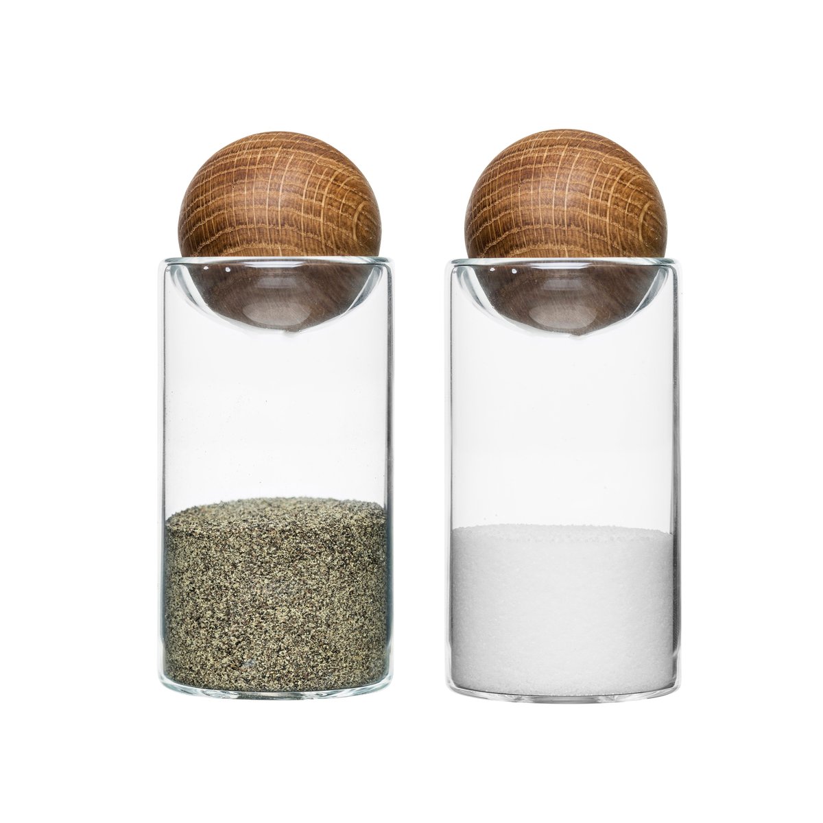 Sagaform Nature salt- og peppersett Eik