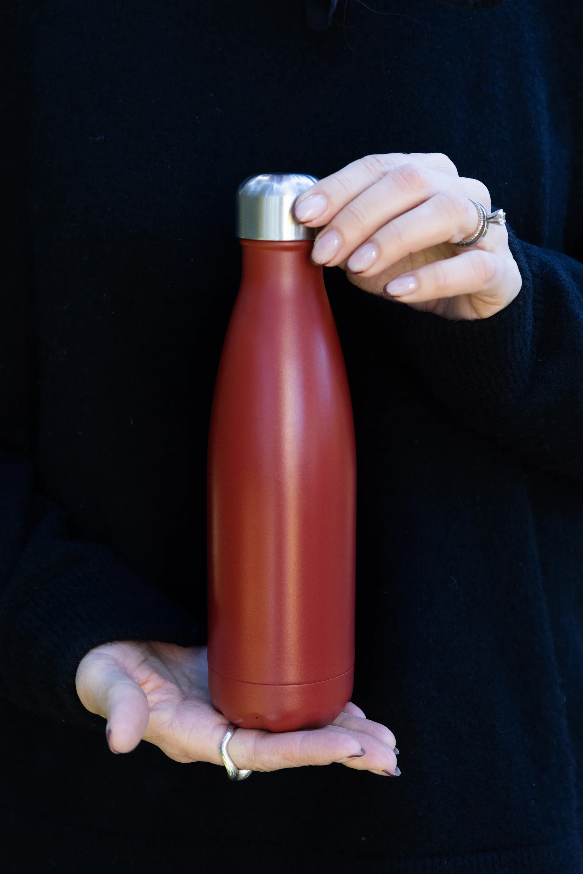 Nils stålflaske 50 cl, Rød Pantone Sagaform