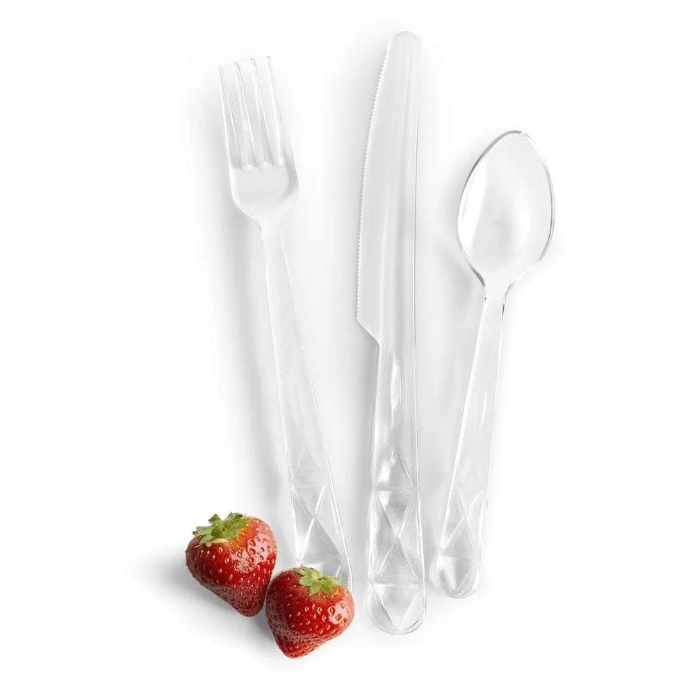 Piknik Juni bestikksett 12 deler, Transparent Sagaform