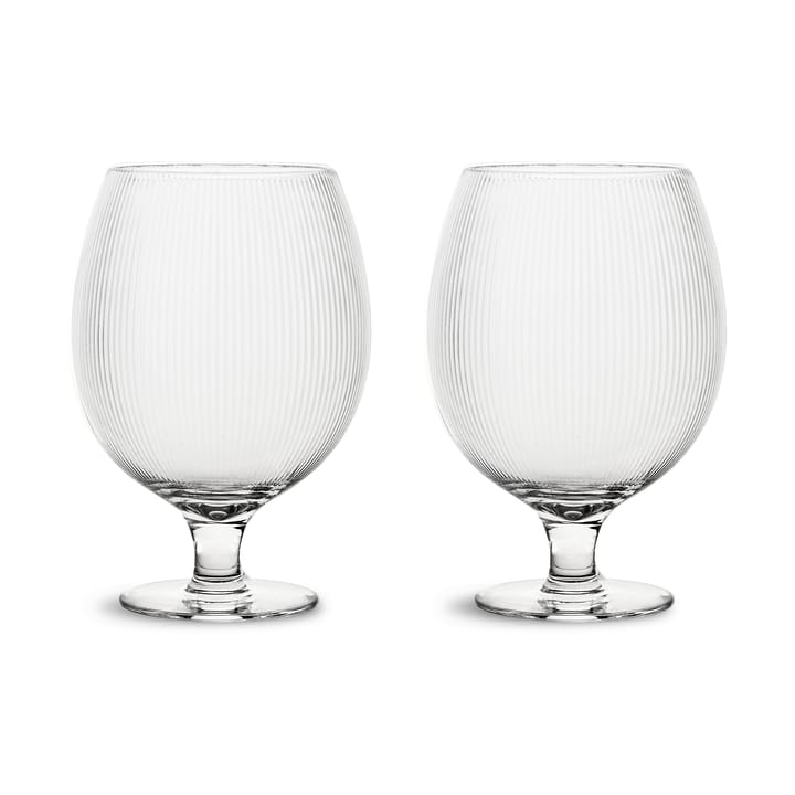 Sagaform Blanka ølglass 50 cl 2-pack - Klar - Sagaform