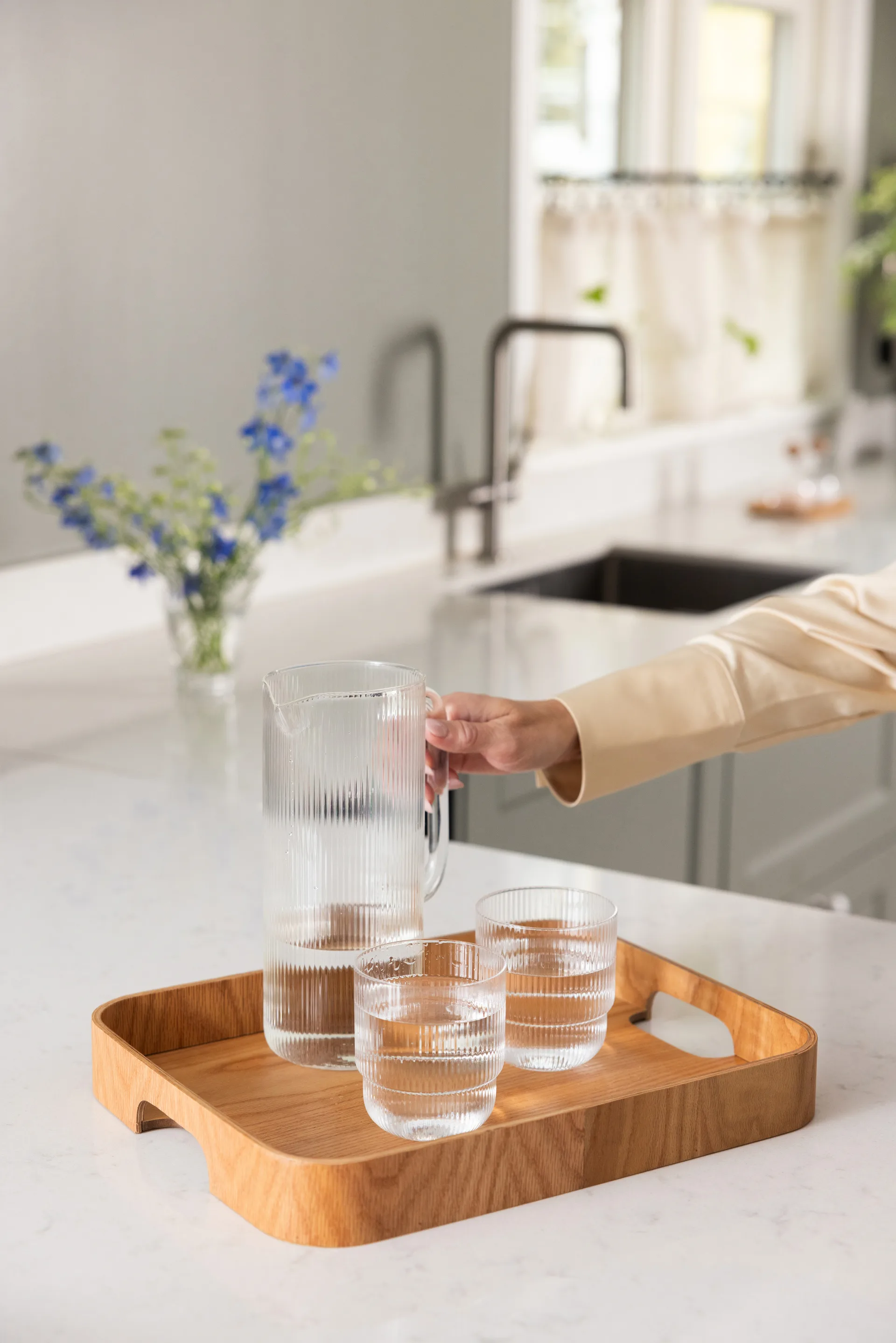 Sagaform blankt vannglass 4-pk, Klar Sagaform