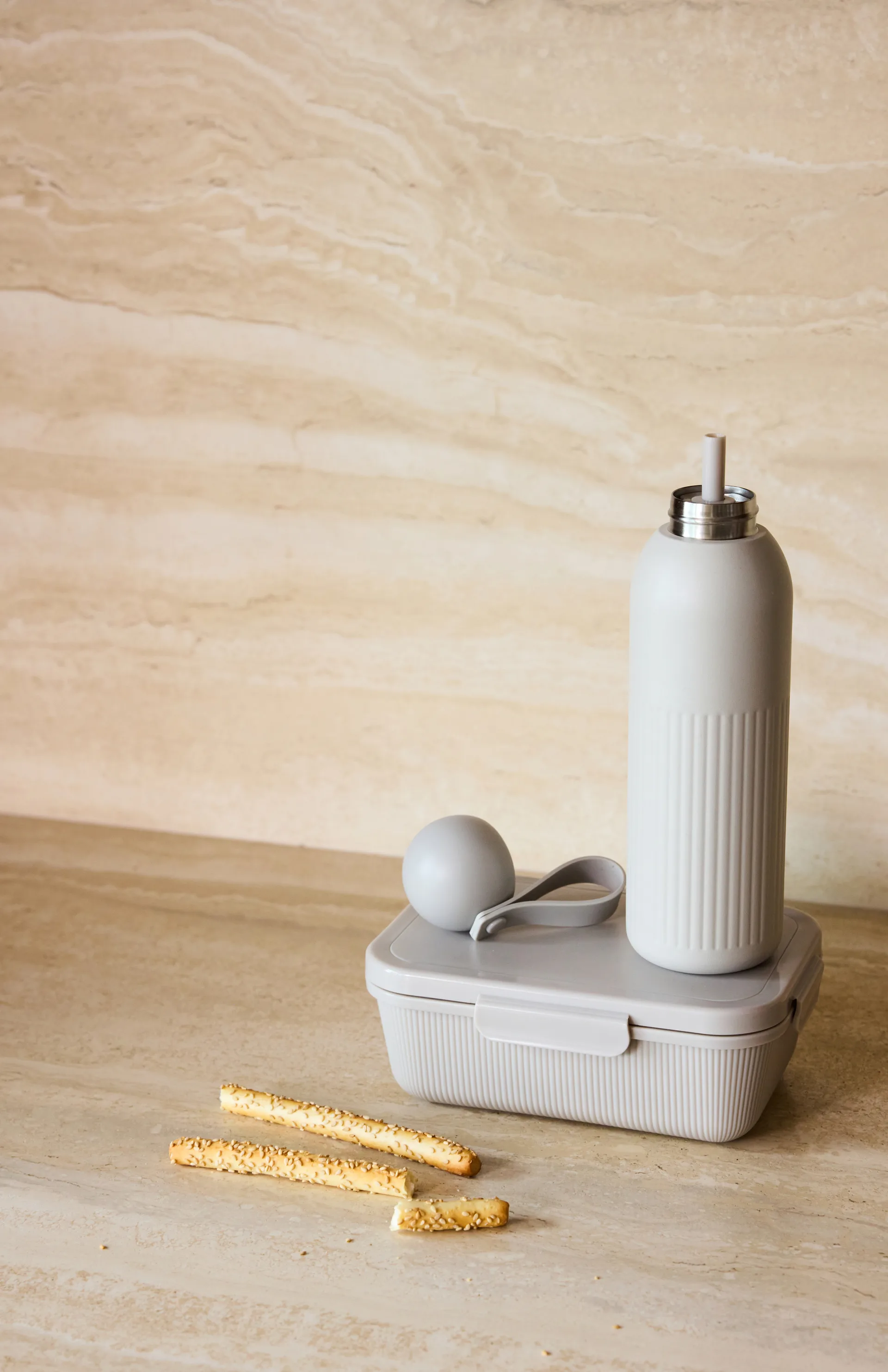 Tina matboks 1,1 L, Beige-warm gray Sagaform