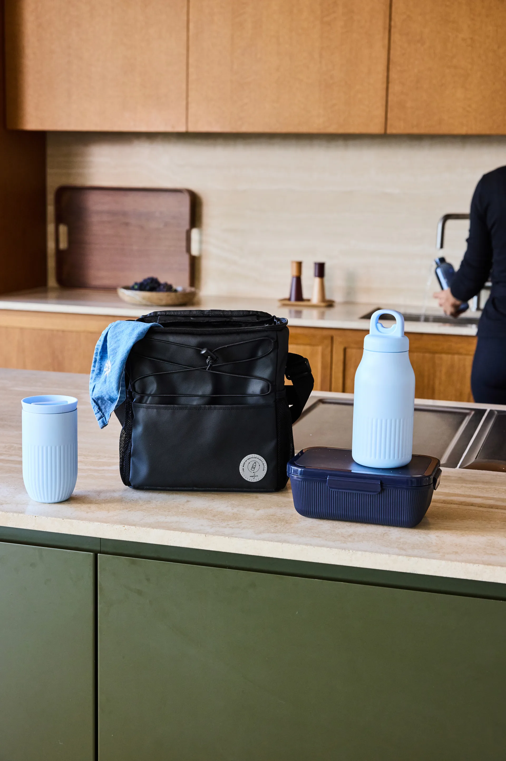 Tina matboks 1,1 L, Blå Sagaform