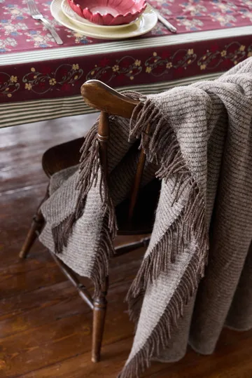 Ulli pledd 130x170 cm - Brun stripet - Sagaform