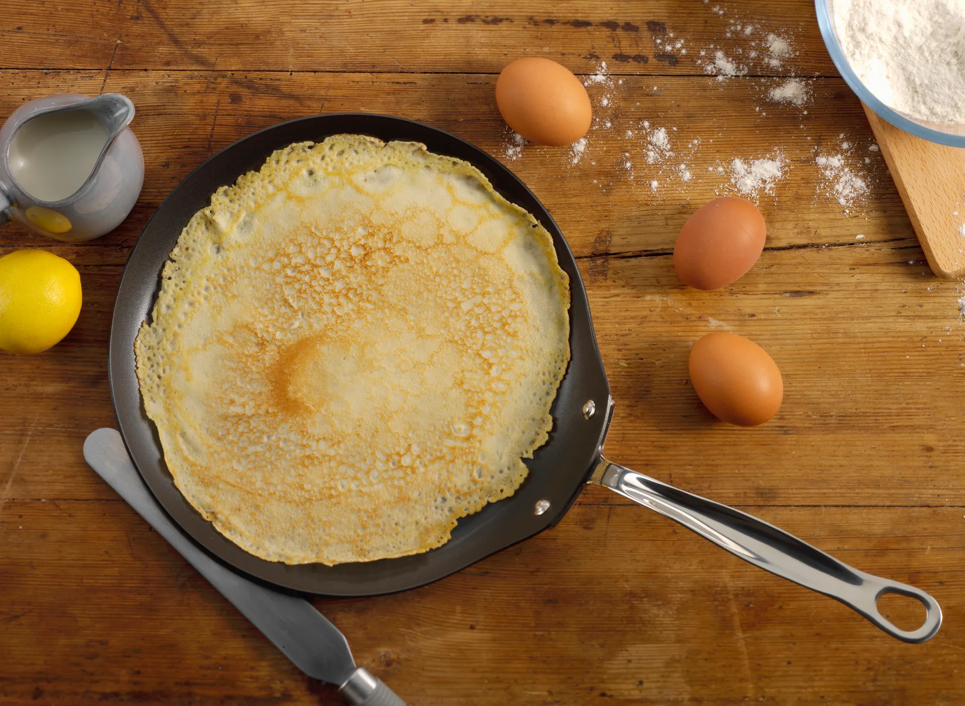 Samuel Groves non-stick crêpepanne Ø26 cm, Rustfritt stål Samuel Groves