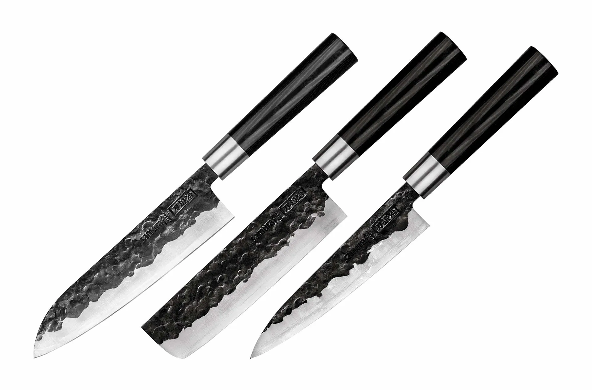 Blacksmith sett 3-pakning, Svart Samura