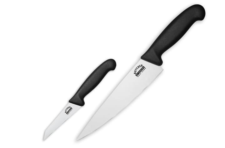 Butcher knivsett 2 deler, Kniver Samura