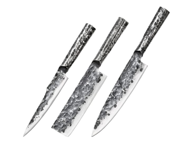 Meteora knivsett 3 deler - Stål - Samura