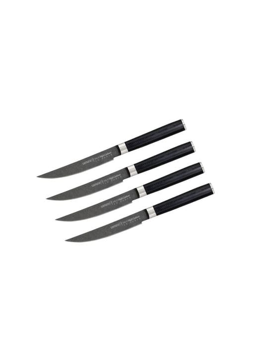 Mo-V kjøttkniv 4-pakning 12 cm - Stål - Samura