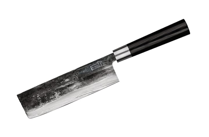 Super 5 Nakiri 17 cm, Svart Samura