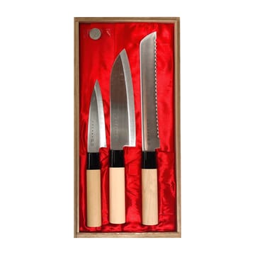 Satake Houcho knivsett 3 deler - Hi Carbon Steel - Satake