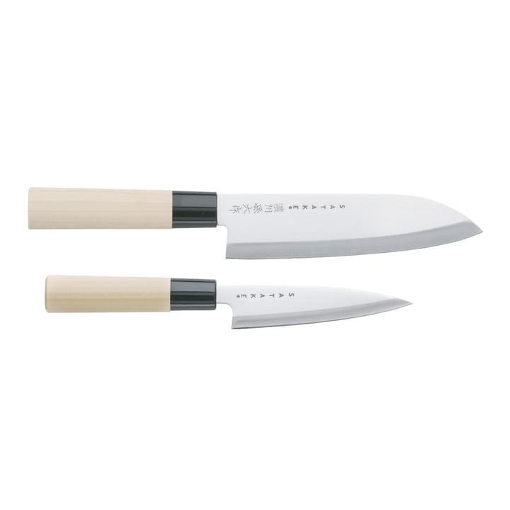 Satake Houcho knivsett petty & santoku - 2 deler - Satake