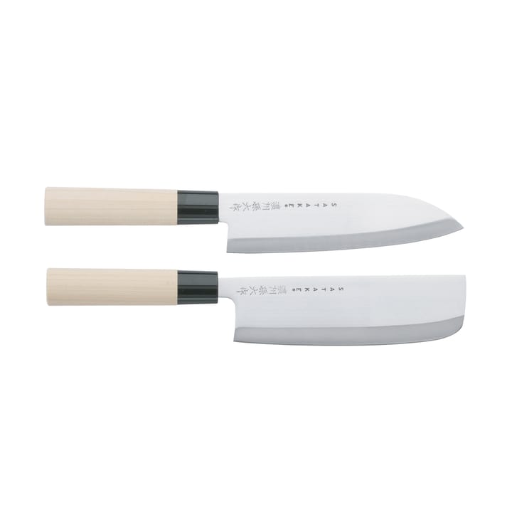 Satake Houcho knivsett santoku & nakiri, 2 deler Satake