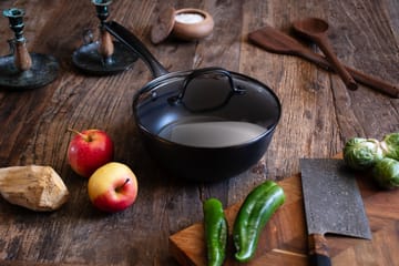Satake kasserolle sauté med glasslokk 2-deler - 2 l - Satake