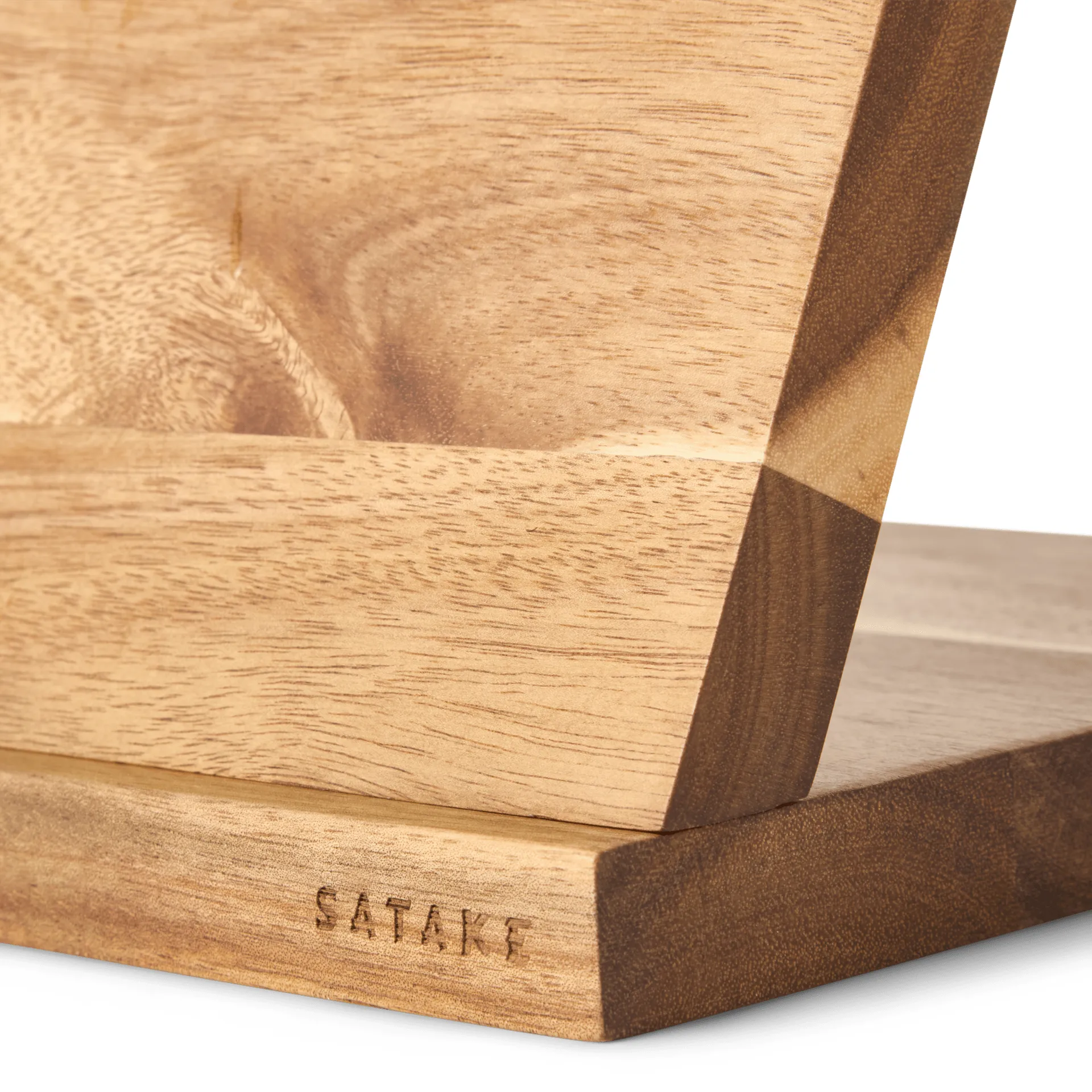 Satake knivstativ, Akasie, 19x25x24 cm Satake
