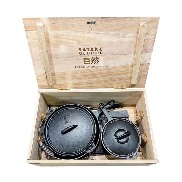 Satake Outdoorset 6 deler, Svart Satake