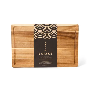 Satake skjærefjøl - Akasie, oljet, 43,2x27,9x3,8 cm - Satake