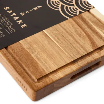 Satake skjærefjøl - Akasie, oljet, 43,2x27,9x3,8 cm - Satake