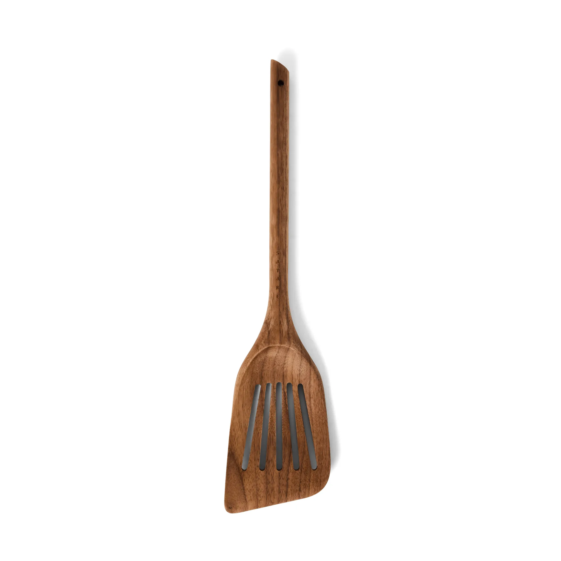 Satake stekespade 33,5 cm, Valnøtt, hullmønstret Satake