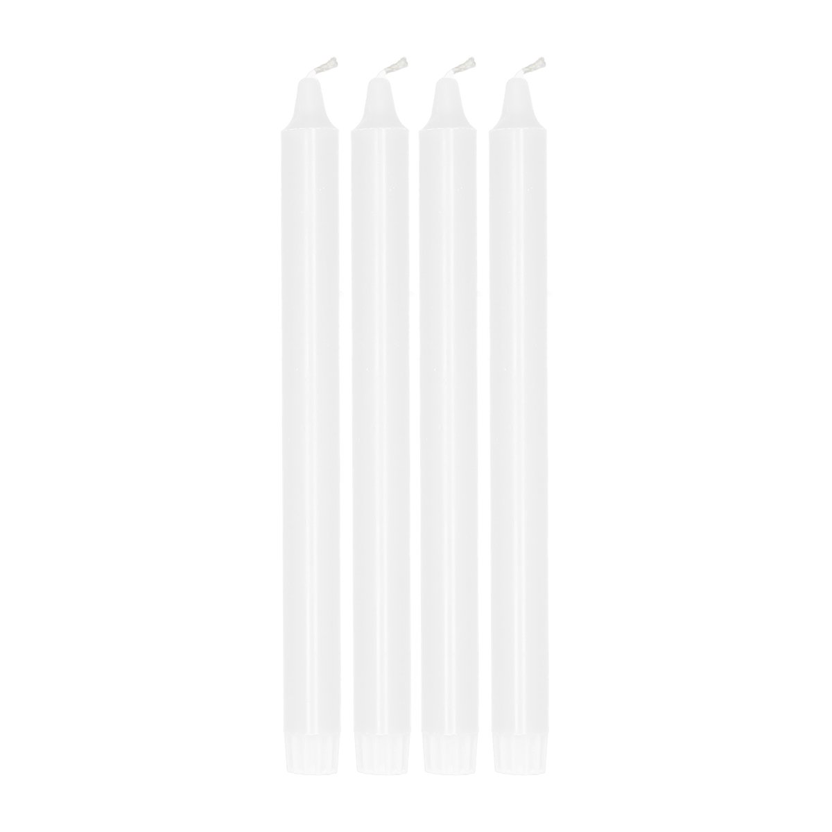 Scandi Essentials Ambiance kronelys 4-pakning 27 cm White