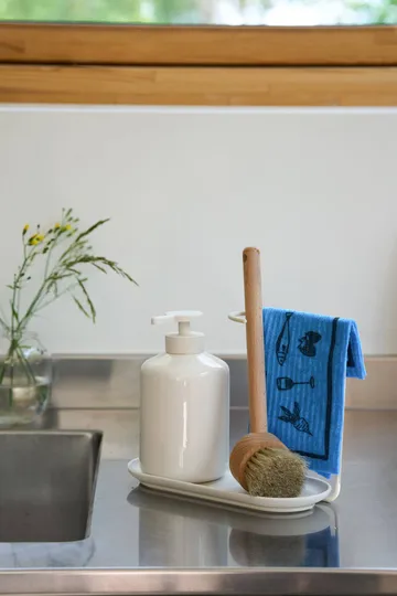 Daily oppvaskklut med mønster - Blå, 3-pakning - Scandi Essentials