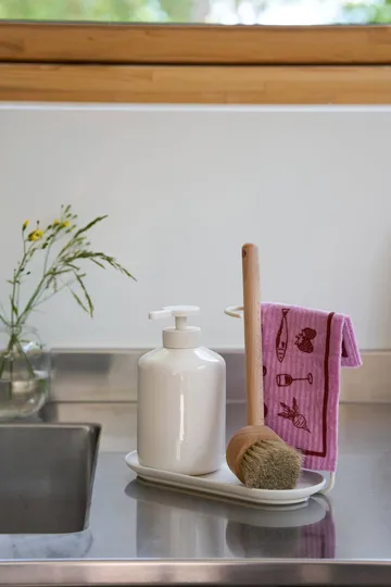 Daily oppvaskklut med mønster - Rosa, 3-pakning - Scandi Essentials