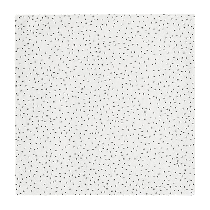 Grain servietter 33 x 33 cm 20-pakning - white-black - Scandi Essentials