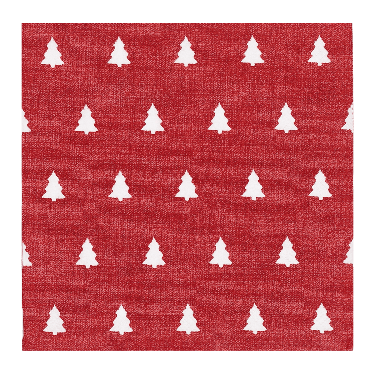 Scandi Essentials Linen trees servietter 33 x 33 cm 20-pakning Red