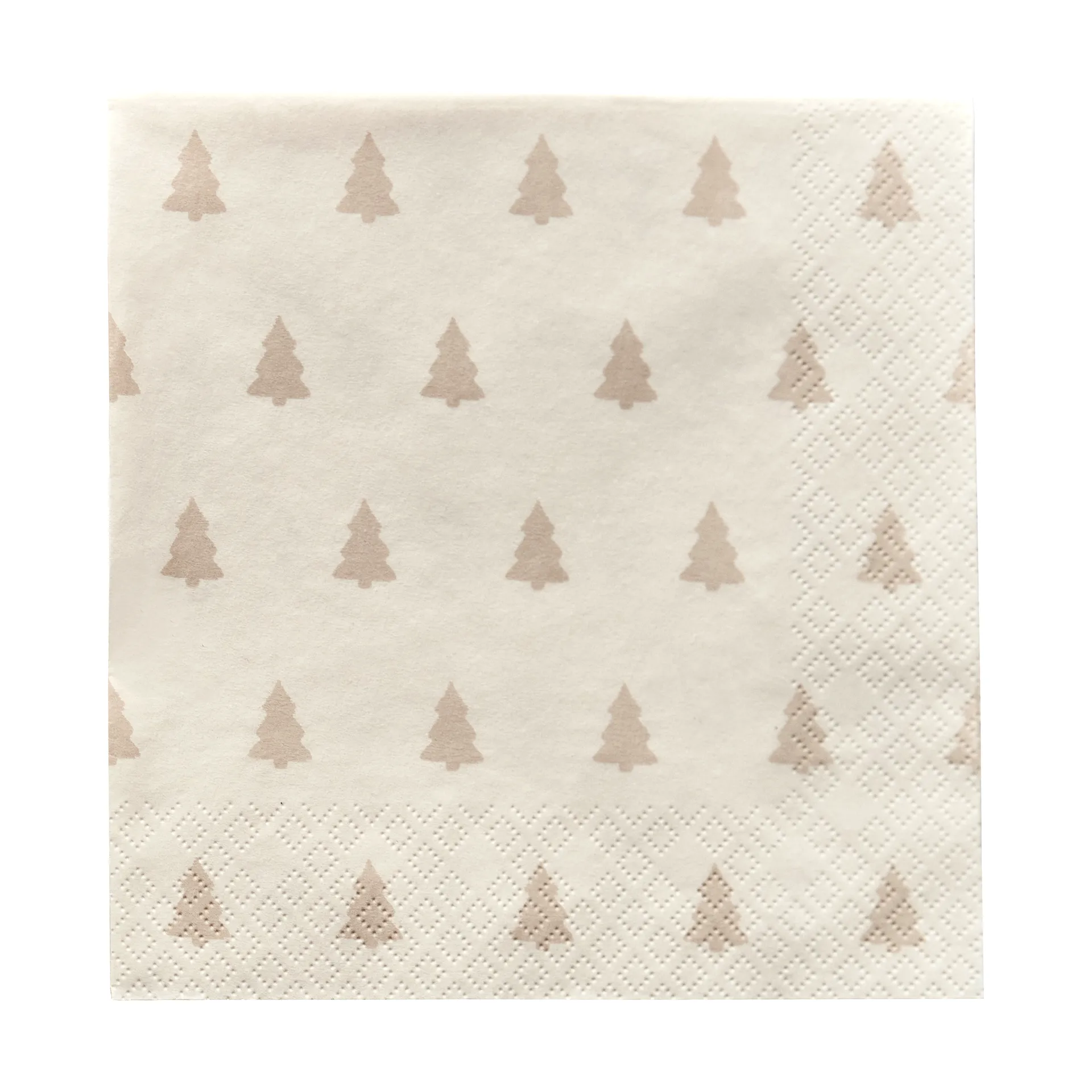 Linen trees servietter 33 x 33 cm 20-pakning, sand Scandi Essentials